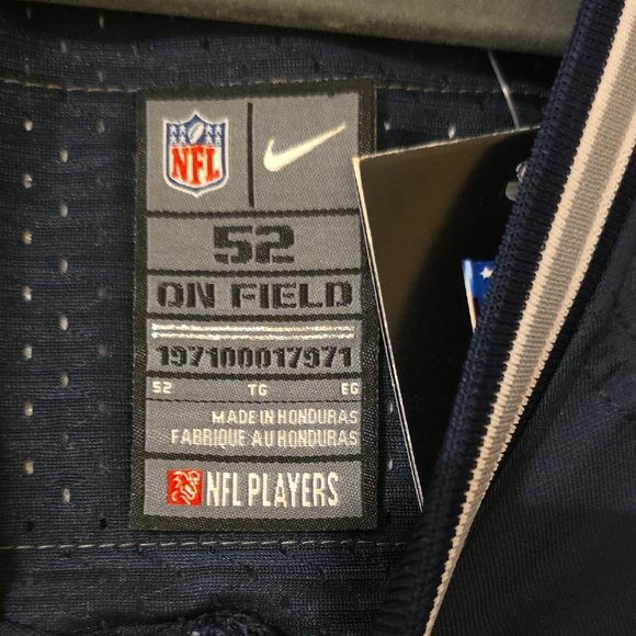 Nike Navy Cowboys Jersey E. Smith # 22 Retired Jersey With Stiched on Details. - Picture 3 of 10